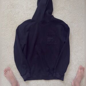 NWOT ZARA SUEDE MENS HOODIE - MENS SMALL - RARE DEADSTOCK